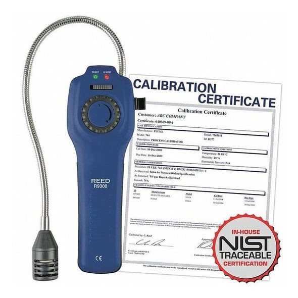 Reed Instruments Combust Gas Leak Detector,Nist Cert R9300-NIST