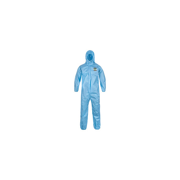 SafeGard® SMMS Global Pattern Coverall - Respirator Fit Hood, SM/MD SSG428B-SMMD