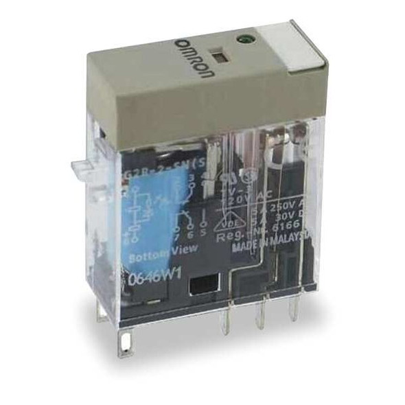 Plug-In, General Purpose Relay, Square, 5 A, 8, Quick Connect