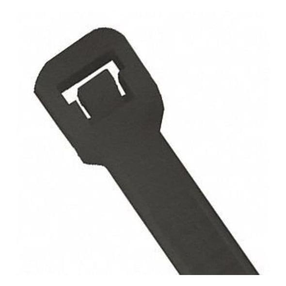 Partners Brand Cable Tie, 8 in L, Black, Nylon, 40 lb Strength, 1000 PK CTUV840