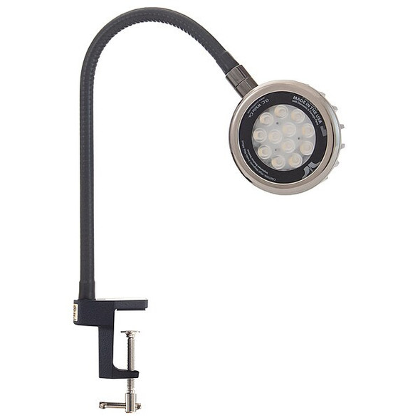O.C. White Co Spot Light,Gooseneck,18 W,Black LED-CD18-30-120V