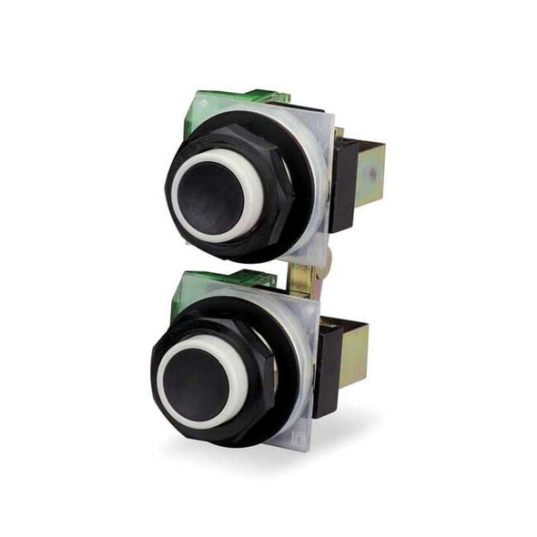 Square D PendantPushButton,NonIllum,Black,1NO/1NC 9001SKRU11