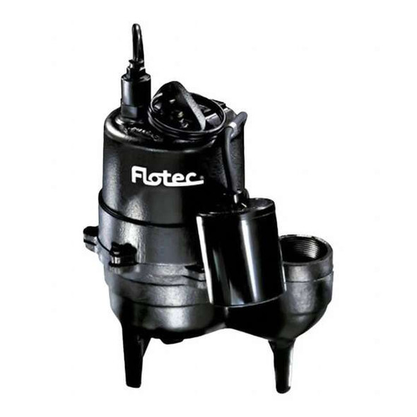 Pentair Flotec SewageEjectorPump,10ft,0.5hp,115VAC FPSE3601A