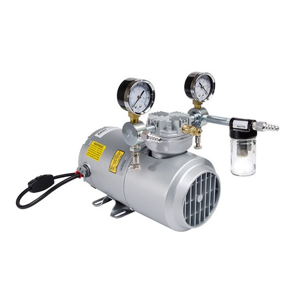Gast Piston Air Compressor,Size 1/4",1725 RPM 1HAB-25-M100X Gast Piston Air Compressor,Size 1/4",1725 RPM 1HAB-25-M100X