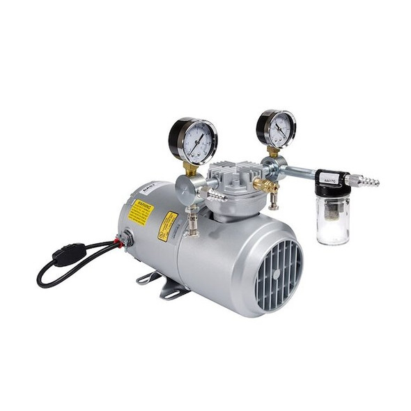 Gast Piston Air Compressor,Size 1/4",1725 RPM 1HAB-25-M100X