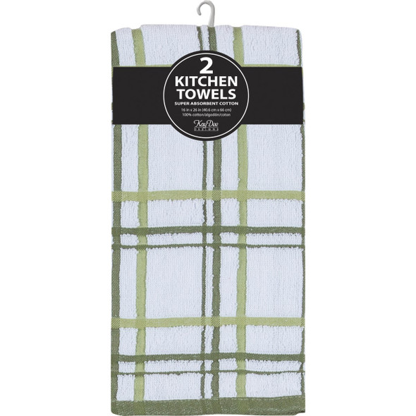 Kay Dee Designs Meadow Terry Kitchen Towel (2-Pack) R6428 Pack of 3 628160