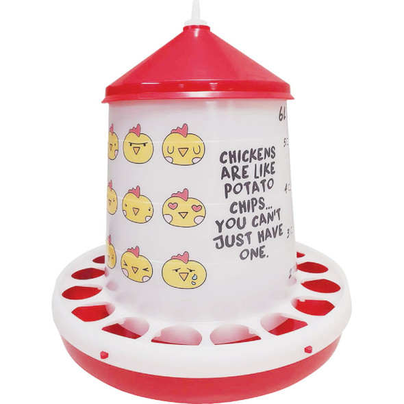 Stromberg's 9 Lb. Capacity Fun Chicken Feeder PH174