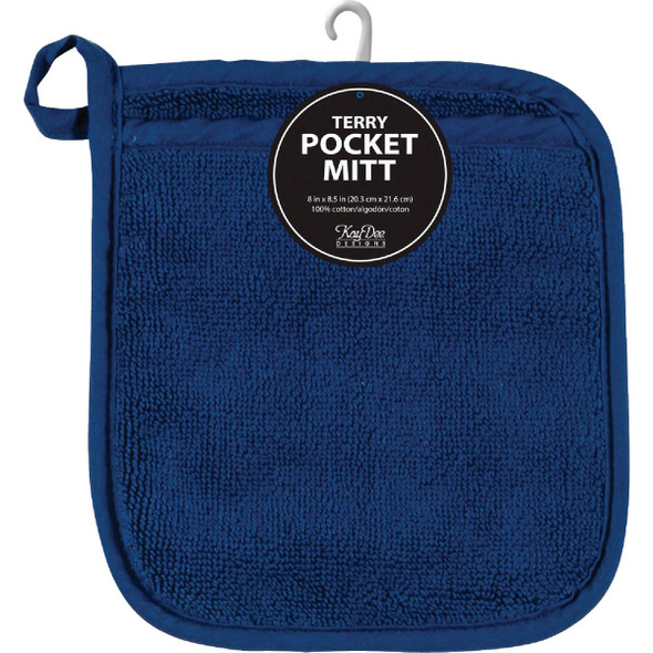 Kay Dee Designs Indigo Pocket Oven Mitt R6572 Pack of 6 615170