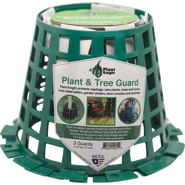Plant Knight Green Protective Plant Cage (3-Pack) PK-GR-3
