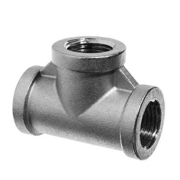 Manufacturer Varies Tee,304 SS,1"Pipe Size,Female BSPT ZUSA-PF-8223