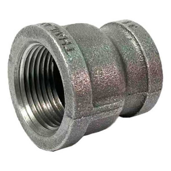Reducer Reducer, 1-1/4" x 1/2" Pipe, FNPT, Malleable Iron, Class 300