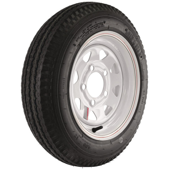 Kenda Loadstar Tire/Wheel Assembly 4.80-12 LRC Bias 5 Hole Assembly DM412C-5C-I