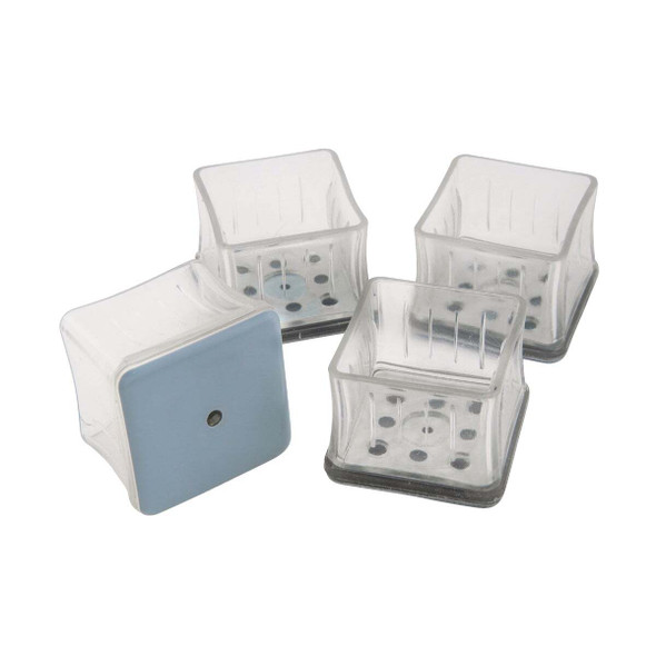 Magic Sliders Magic Fit 1-1/4 In. - 1-3/8 In. Square Slider (4-Pack) 24035
