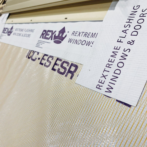 REXTREME 9 In. x 75 Ft. Flexible Butyl-Hybrid Window & Door Flashing Tape