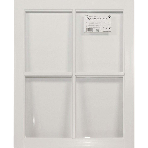 Duo-Crop. Renaissance 20 In. x 25 In. Vinyl Barn Sash 2025BSVX1 Pack of 3