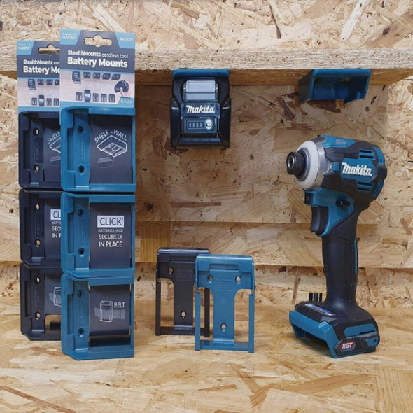 StealthMounts Battery Mounts for Makita 40V XGT (6-Pack)