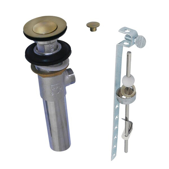 Kingston Brass KB1003 Brass Pop-Up Drain,w/Overflow KB1003 Kingston Brass KB1003 Brass Pop-Up Drain,w/Overflow KB1003