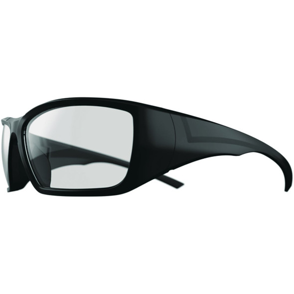 I-Form Lava Black Frame Safety Glasses with Clear Lenses IF110-11