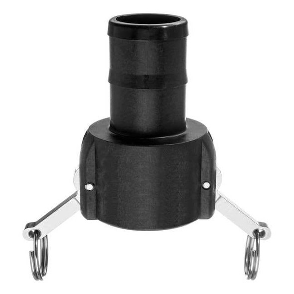 Cam and Groove Fitting, Polyprop, C, 1/2" Cplr x 1/2" Hose Shank