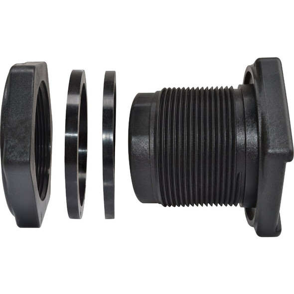 Abbott 1-1-2 In. Polypropylene Bulkhead Fitting TF150PE 433928