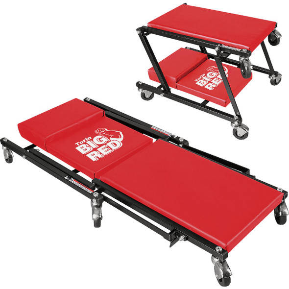 Big Red Z Creeper/ Foldable Rolling Seat TR6505