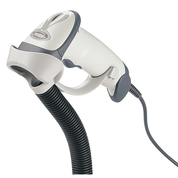 Zebra Technologies HandheldScanner,White,7ft,1DScanner LS2208-SR20001R-NA