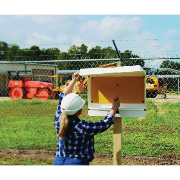 Doc-Box 21 In. x 27 In. x 4 In. Outdoor/Indoor Standard Posting Permit Box