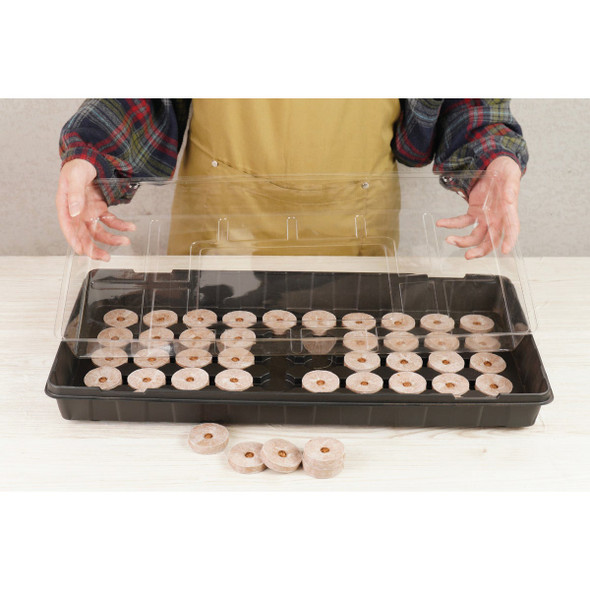 PlantBest 50-Pellet Coir Greenhouse Kit