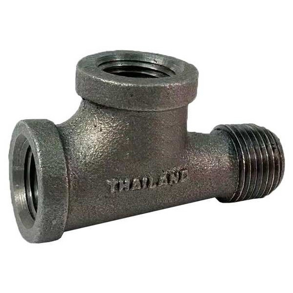 Street Tee Street Tee, 1" Pipe, FNPT x MNPT, Malleable Iron, Class 150