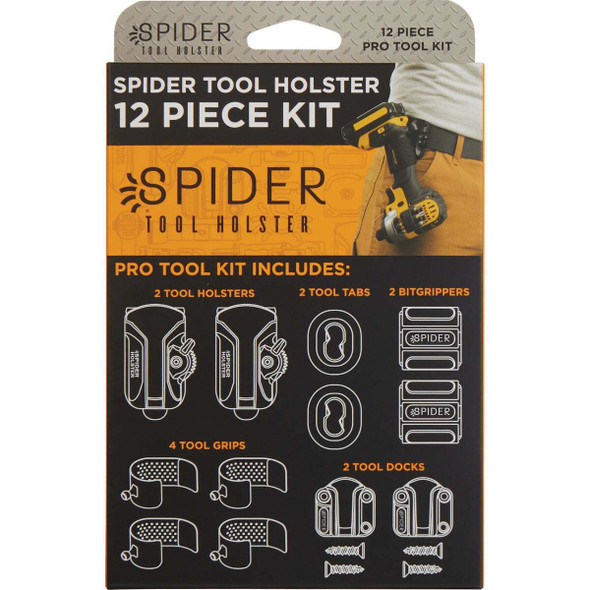 Spider Tool Holster Pro Tool Kit (12-Piece) 5032TH