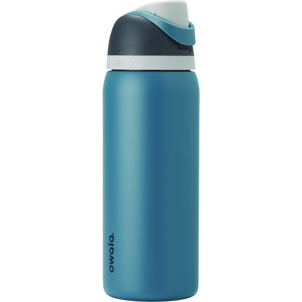 Owala FreeSip 32 Oz. Stainless Steel Insulated Tumbler, Blue Oasis C05953
