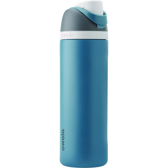 Owala FreeSip 24 Oz. Stainless Steel Insulated Tumbler, Blue Oasis C05951