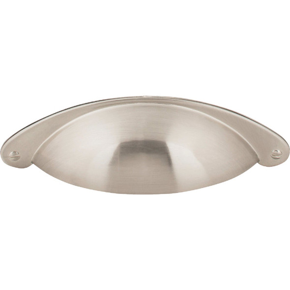 Jeffrey Alexander Lyon 4-15/16 In. Overall Length Satin Nickel Cabinet Cup Pull