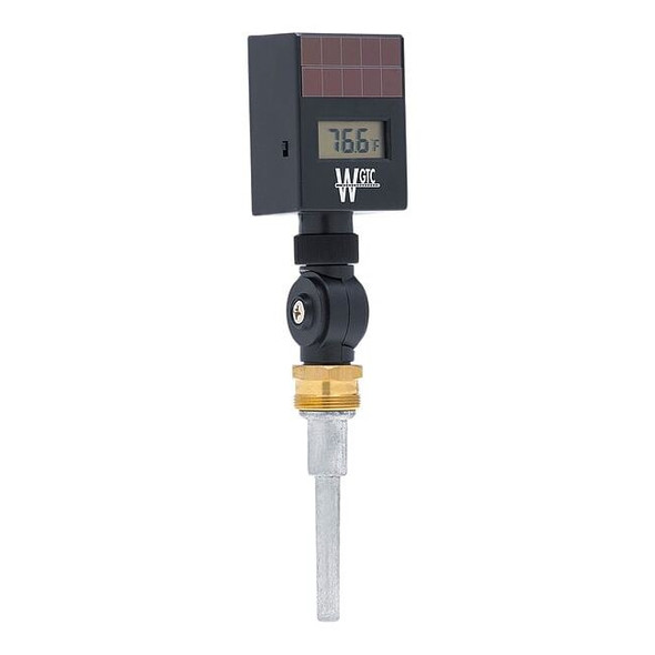 Wgtc Thermometer,Solar Light,3/4" NPT Thread AADHFC