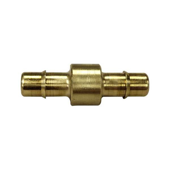 Mem-Co Mini Barb Fitting,1-1/8",Brass,Beaded C8