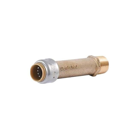 Sharkbite Strt,Brass,Push-Fit1/2in,MNPT1/2in UR3120