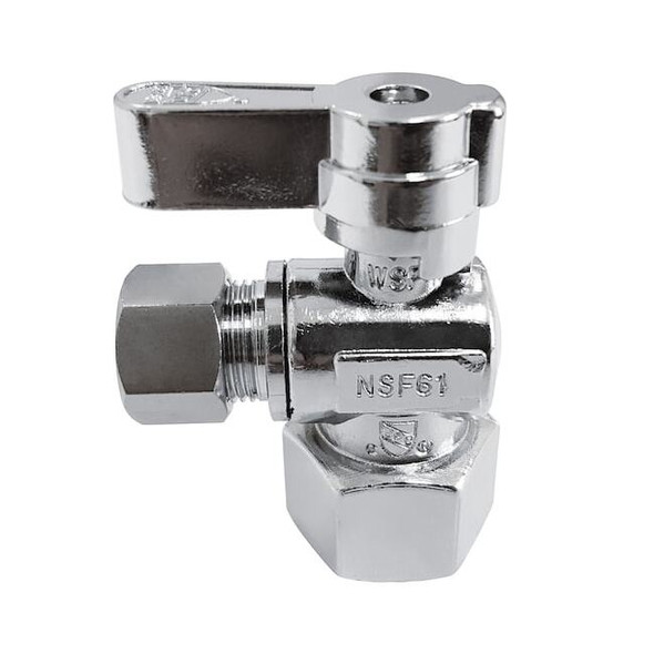 Kingston Brass KF4310 1/2 Fip X 3/8 OD Comp Angle Stop Valve KF4310