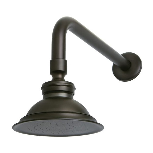 Kingston Brass Shower Head, Oil Rubbed Bronze, Wall Mount P10ORBCK