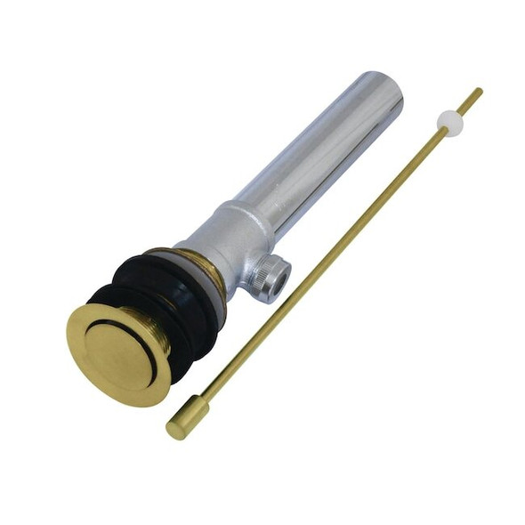 Kingston Brass Brass, Bathroom Sink Drain, Pop-Up Drain without Overflow KS8107