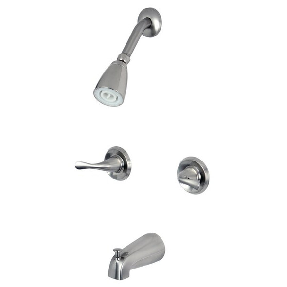 Kingston Brass KB2248YL Two Handle Tub Shower Faucet KB2248YL Kingston Brass KB2248YL Two Handle Tub Shower Faucet KB2248YL