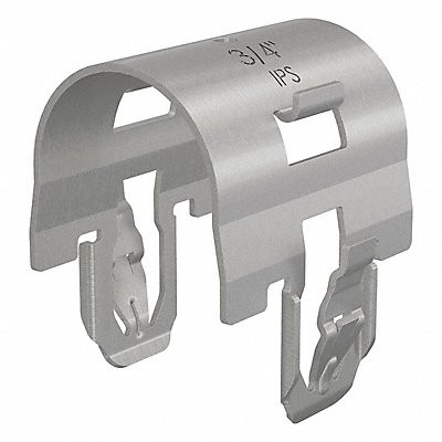 Dakota Systems IPS Clamp,Spring Steel,3/4",400 lb,Gray DS-PC-34IPS-PT/100