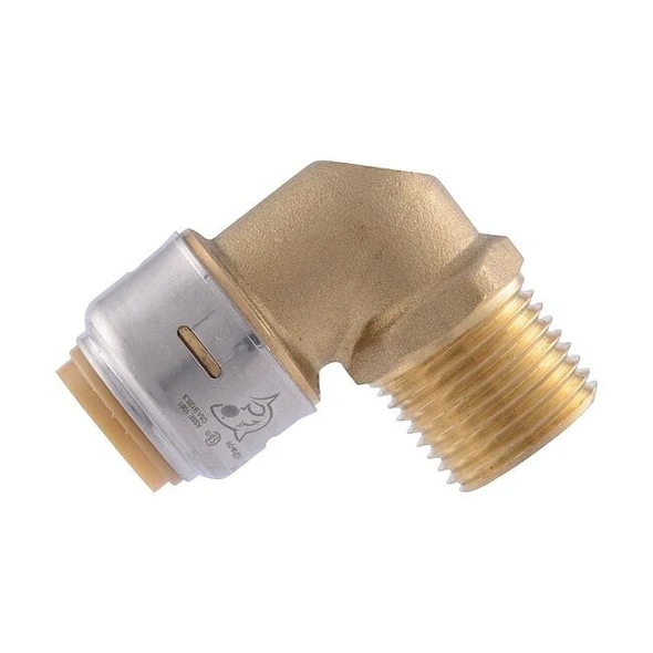 Sharkbite Adapter, Brass, Brass UR280A