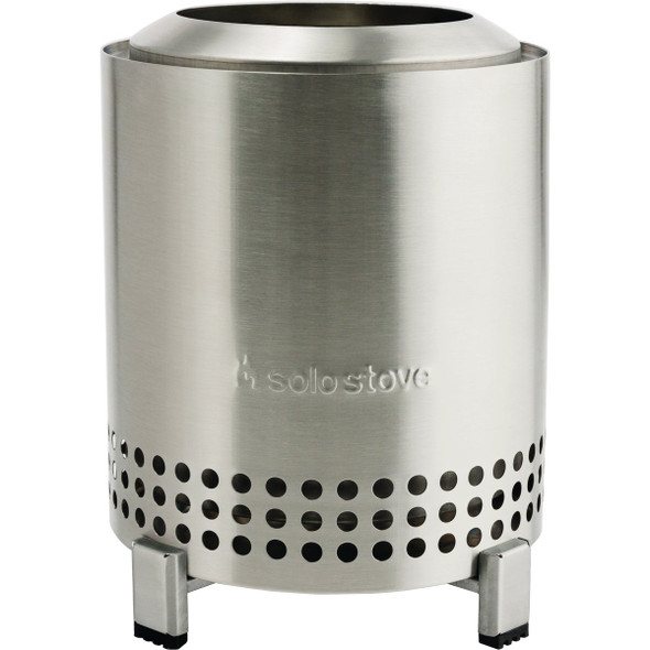 Solo Stove Mesa 5.1 In. Round Dual Fuel Tabletop Smokeless Fire Pit SSMESA-SS Solo Stove Mesa 5.1 In. Round Dual Fuel Tabletop Smokeless Fire Pit SSMESA-SS