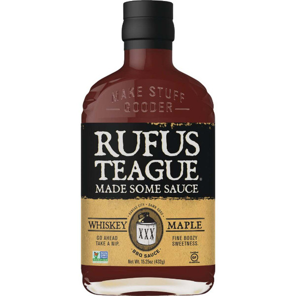 Rufus Teague Whiskey Maple 15.25 Oz. BBQ Sauce 1207