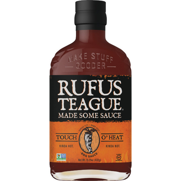 Rufus Teague Touch O' Heat 15.25 Oz. BBQ Sauce 1202