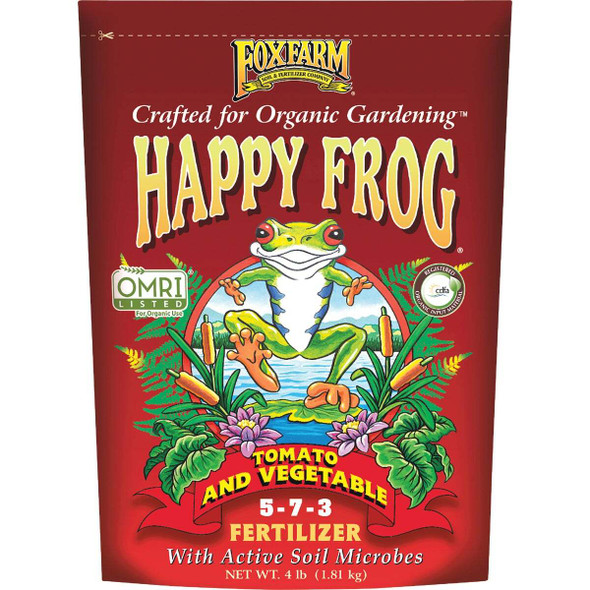 FoxFarm Happy Frog 4 Lb. Tomato & Vegetable Fertilizer FFTV