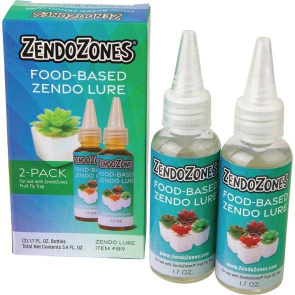 ZendoZones ZendoLure 1.7 Oz. Food-Based Fruit Fly Trap Refill (2-Pack) 1819
