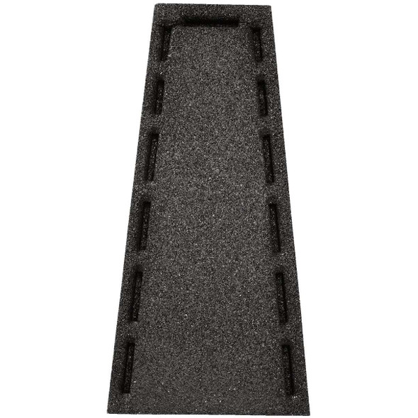 GroundSmart 21-1/2 In. Black Recycled Rubber Splash Block GSSBBK6