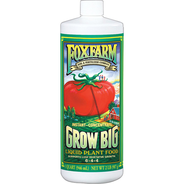 FoxFarm Grow Big 1 Qt. 6-4-4 Liquid Plant Food FGBQ