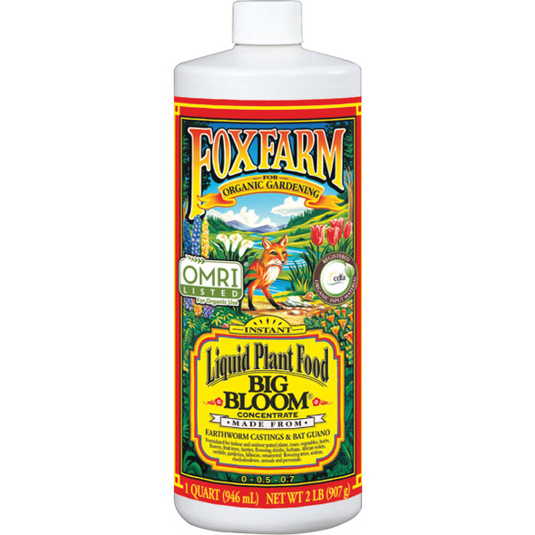 FoxFarm Big Bloom 1 Qt. 0-0.5-0.7 Liquid Plant Food FBBQ